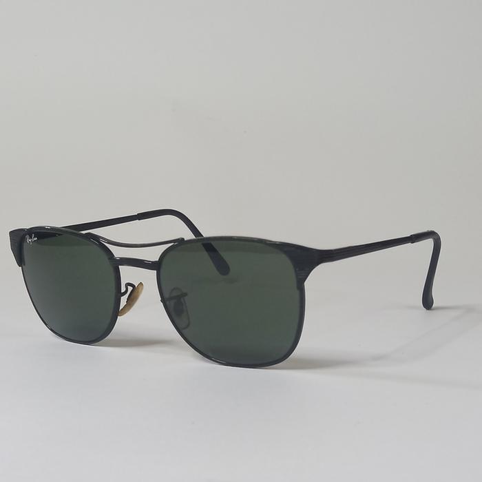 Rayban Vintage Sunglasses Signet Blackchrome BL USA Original