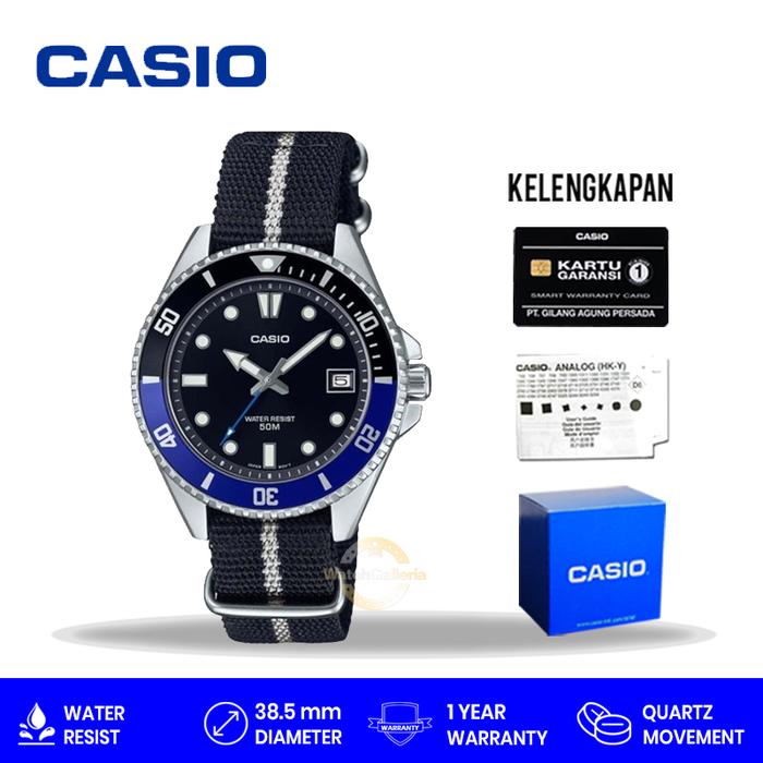 Jam Tangan Casio General MDV-10C-1A2VDF MDV-10C Original Resmi