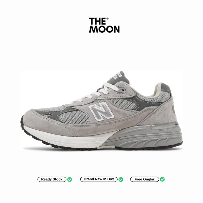 Sepatu New Balance - New Balance 993 Grey White Original