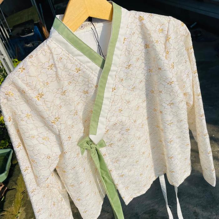 Hanbok korea brokat brukat untuk wisuda kondangan