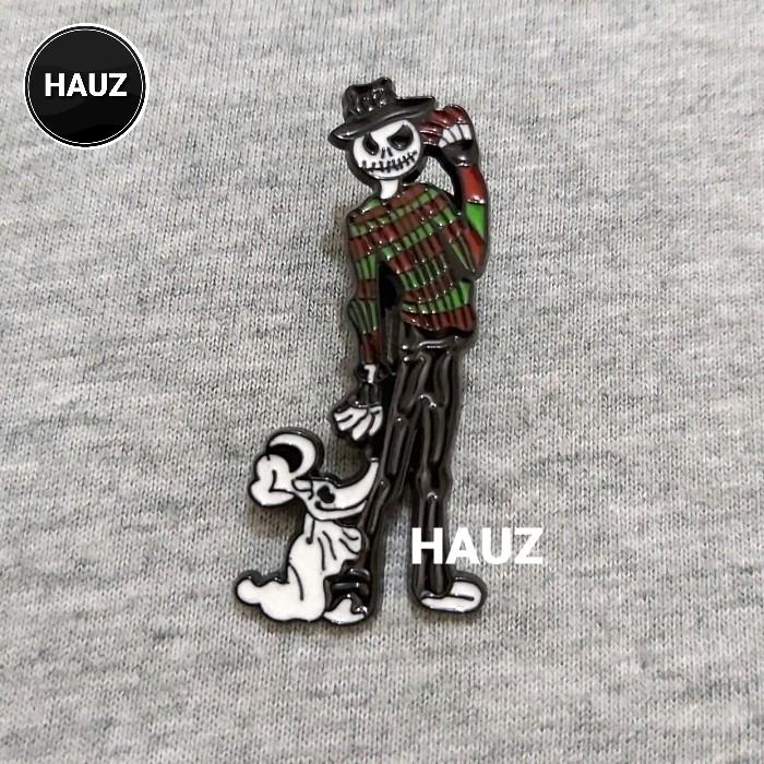 Pin Bros Brooch Enamel Tim Burton Lucu Unik Untuk Jaket Topi Tas Ransel A162