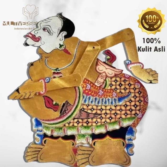 Wayang Alusan Kulit Sapi ASLI Semar Kualitas Alusan 60cm Ukuran
