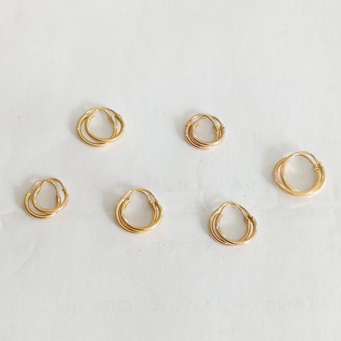 Anting Tindik Bayi Newborn Baby EMAS 70% ASLI