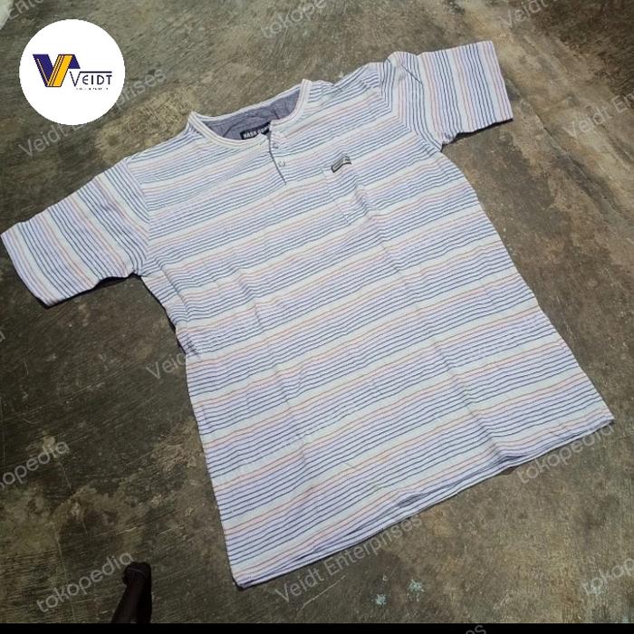 Kaos Stripes Thrifting Second Hash Uomo