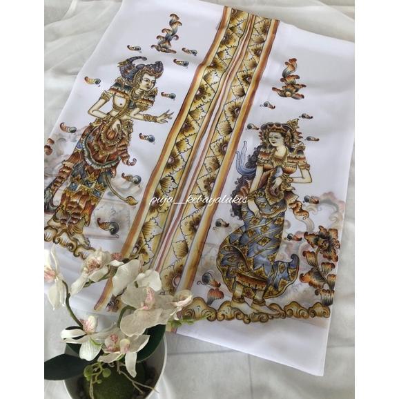 kain kebaya lukis special motif wayang kamasan