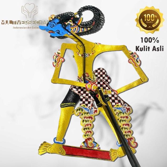 Wayang Kulit Alusan Bahan Kulit Sapi Antasena/Ontoseno Standar