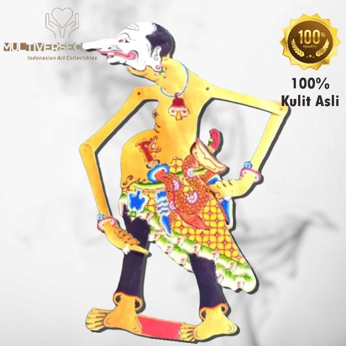 Wayang Alusan Kulit Sapi ASLI Petruk Ukuran Standar Dalang