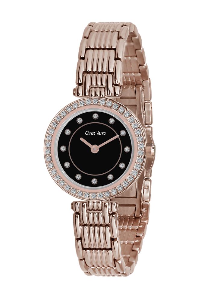 Jam Tangan CHRIST VERRA Wanita Original CV 39218L-15 BLK