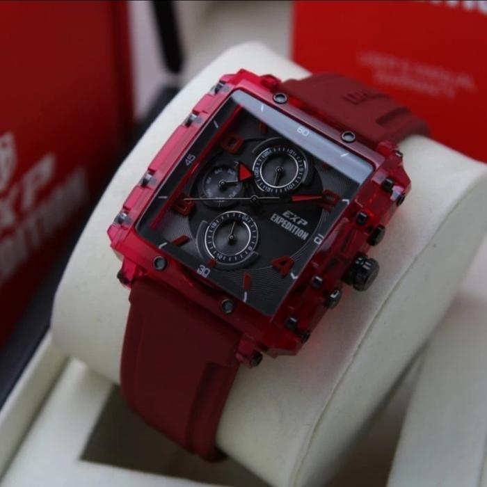 Expedition E6808 / E 6808 Red Wanita Rubber ORIGINAL