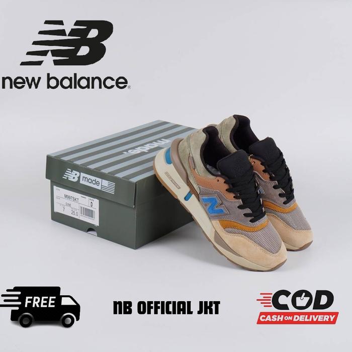 SEPATU NEW BALANCE 997s X KITH NONNATIVE BROWN 100% BNIB