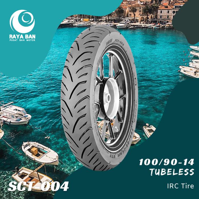 Ban Motor IRC SCT004 100/90-14 TL SCT-004 Tubeless