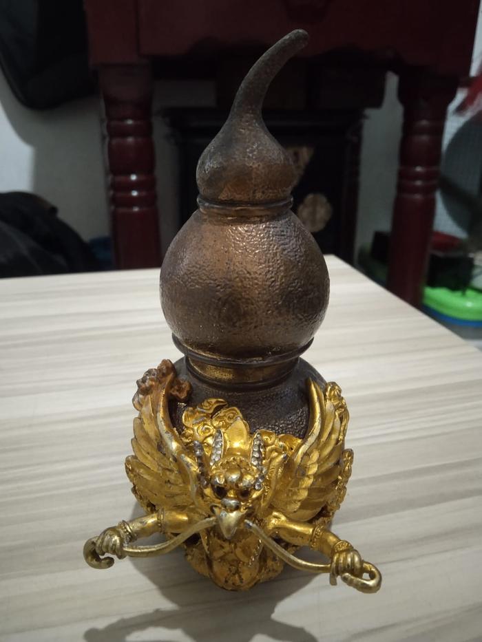 Botol Labu Logam Phoenix Kuno Jadul Antik