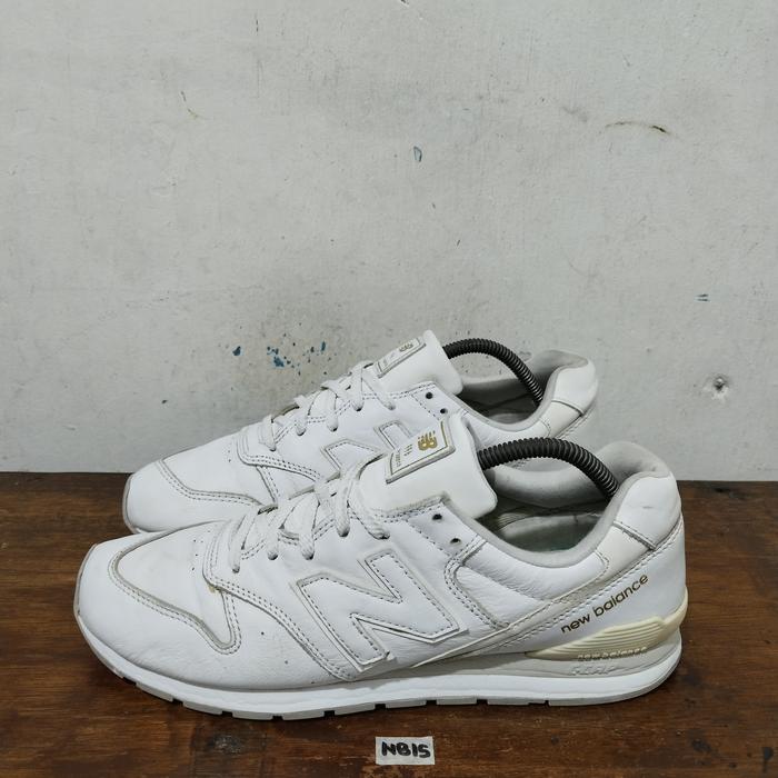 sepatu second ori new balance 996 full white size 43