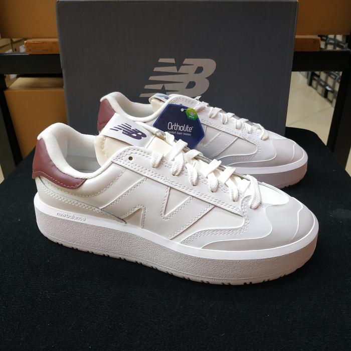 Sneakers New Balance CT302 White Washed Burgundy Original CT302LI