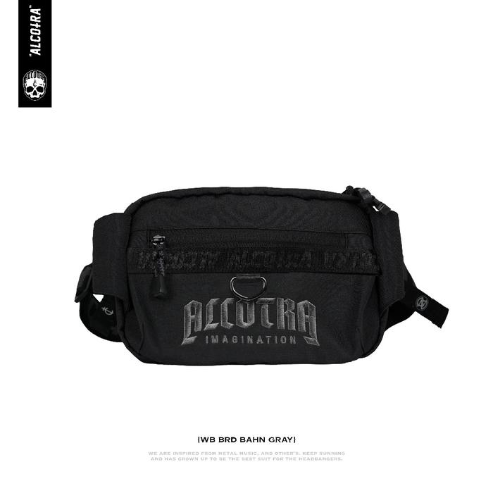 WB BRD BAHN GRAY // WAISTBAG BORDIR BAHN GRAY // WAISTBAG ALCOTRA NEW