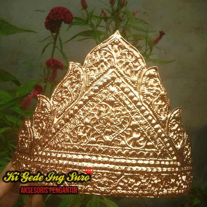 Mahkota Pengantin Palembang/ Tanjak Plat Tari Jambi Lampung Jawa