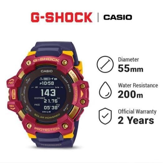 Jam Tangan Casio Gshock GBD-H1000BAR-4 X FC BARCELONA gbd h1000 Original