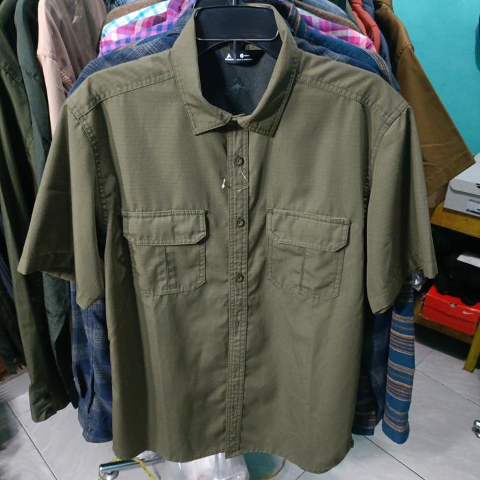 kemeja pdl pria lengan pendek EIGER TADULOKA ORIGINAL