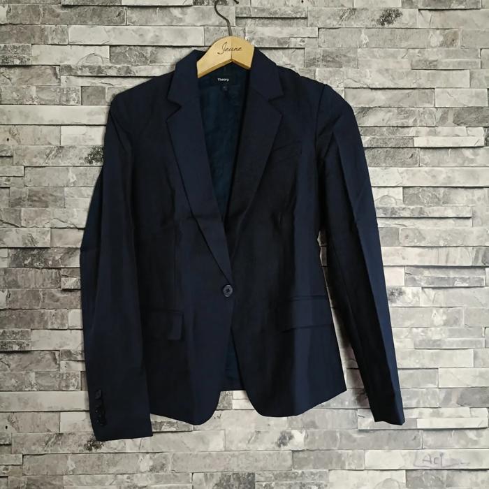( size s ) blazer theory Japan formal jacket blue