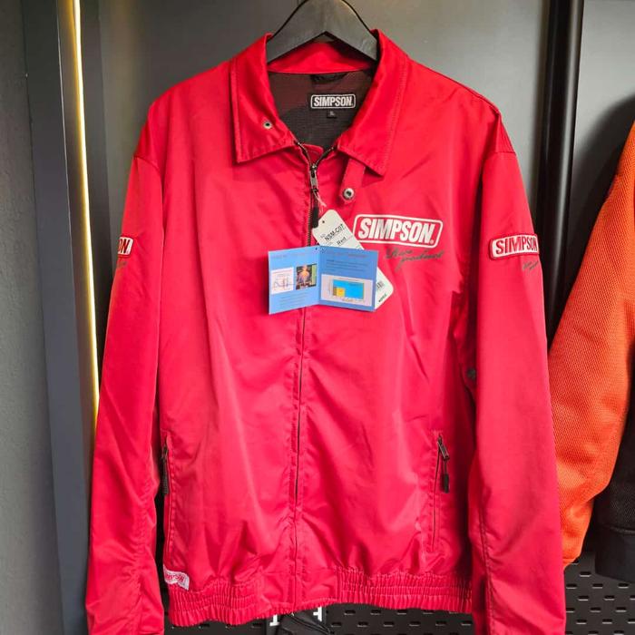 SIMPSON JACKET NSM C07 RED / BLACK SIMPSON MESH COLTEX JACKET ORIGINAL SIMPSON