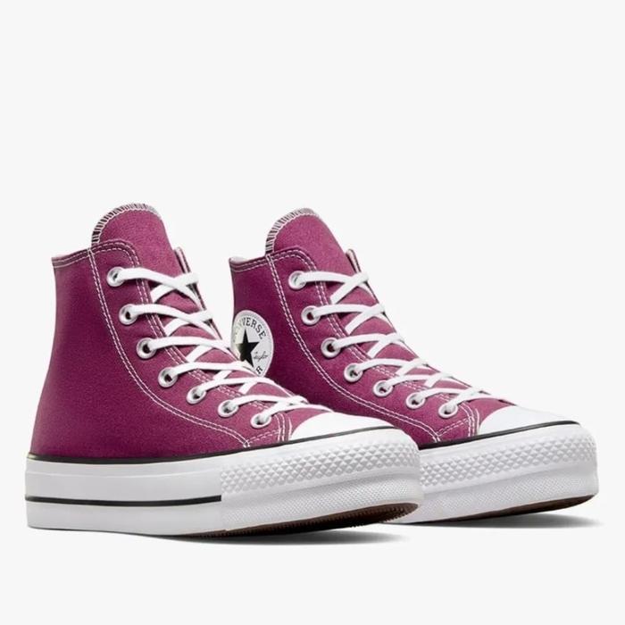 Converse Chuck Taylor All Star CTAS Lift Platform High Womens Legend Berry White Original Resmi