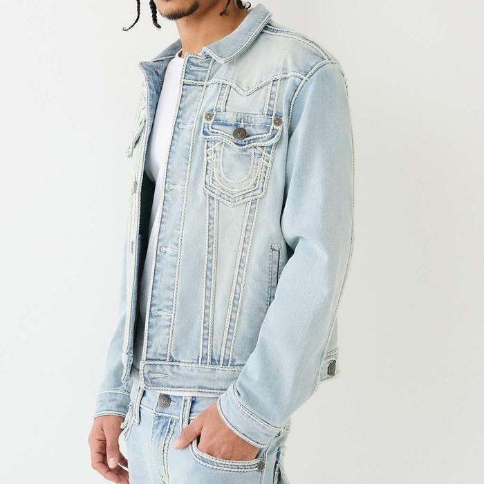 TRUE RELIGION JIMMY JACKET ROPE STITCH MEN'S ORIGINAL