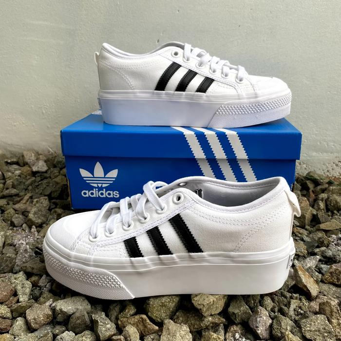Sepatu Adidas Nizza Platform J ( IF0332 )