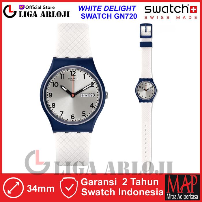 SWATCH GN720 - Jam Tangan Wanita - Putih Swiss Made Original