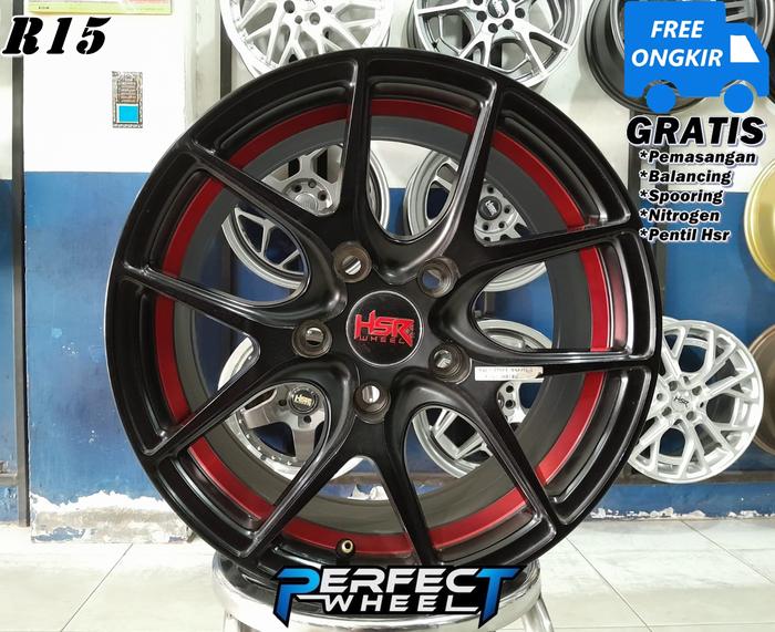 Velg Mobil Luxio R15 HSR Torey Velg Racing R15 Buat Grandmax Apv L300