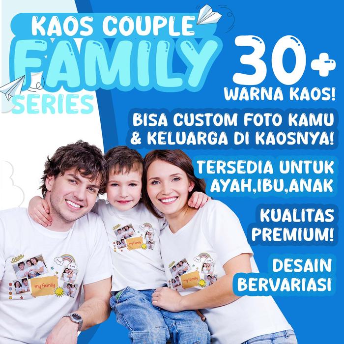 Districtstuff Kaos Custom Keluarga Couple Family Gathering