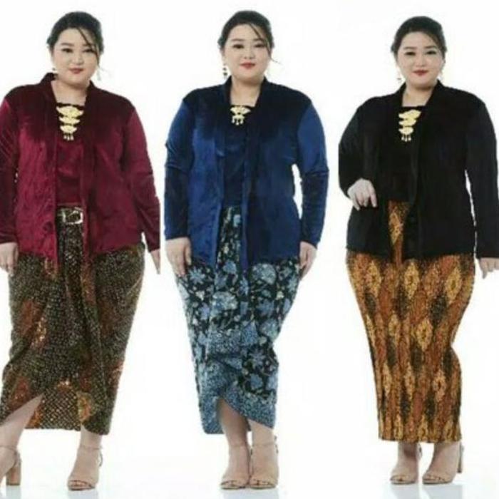 kebaya jumbo kutubaru ld 125 sampai ld 140
