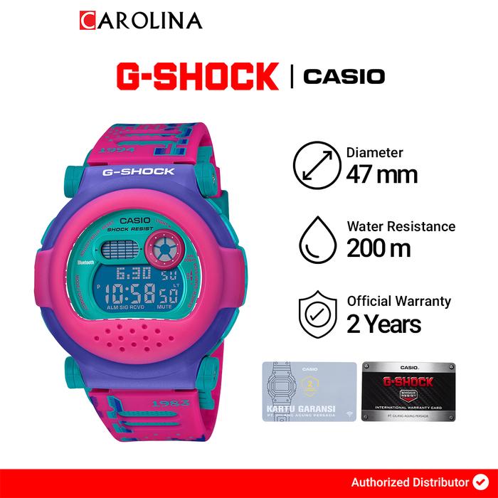 Jam Tangan Pria Casio G-Shock Retro Video Game Series G-B001RG-4D Pink