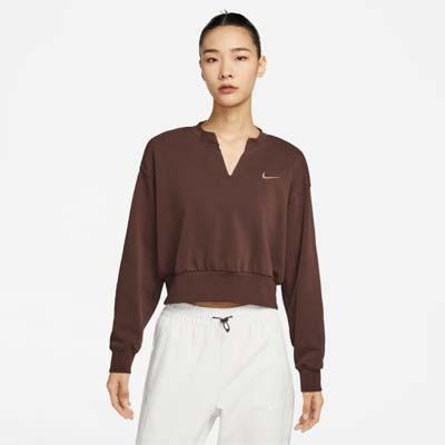 SWEATER CREWNECK WOMENS NIKE AS W NSW EVRDY MOD FT OS CREW oversized crop french b