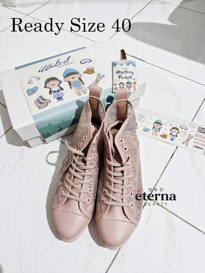 New Size 40 - Ittaherl Yae Blush hi top sneakers ready stock