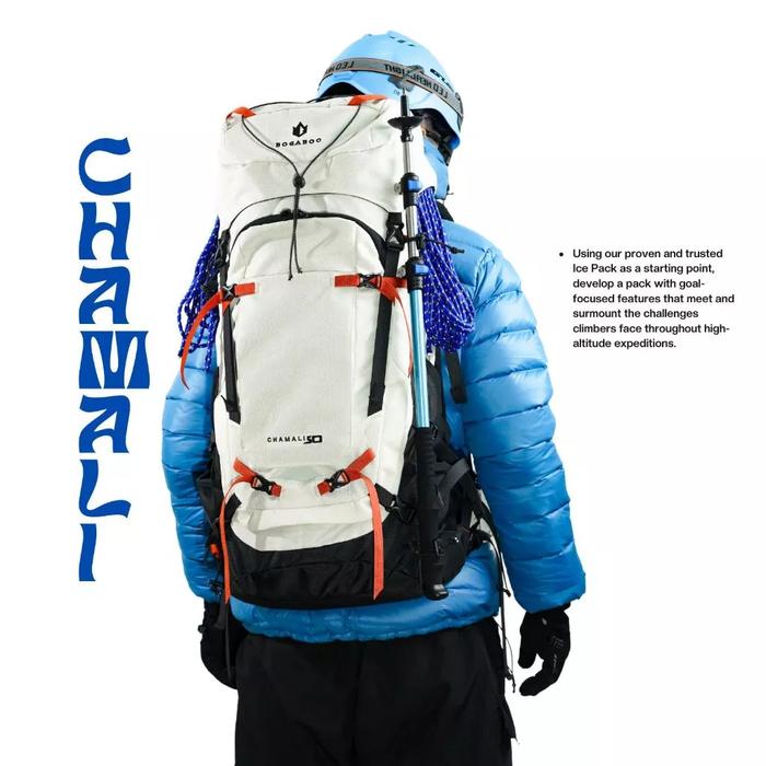 NEW ARRIVAL tas gunung ultralight backpack bogaboo chamali 50 liter keril carrier hiking multifungsi