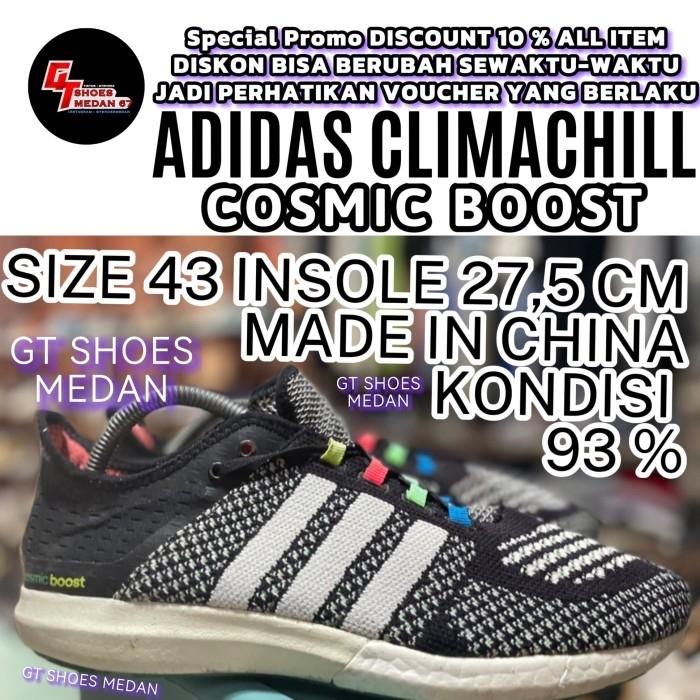 Adidas Climachill cosmic boost size 43 insole 27,5 cm TAG Pudar