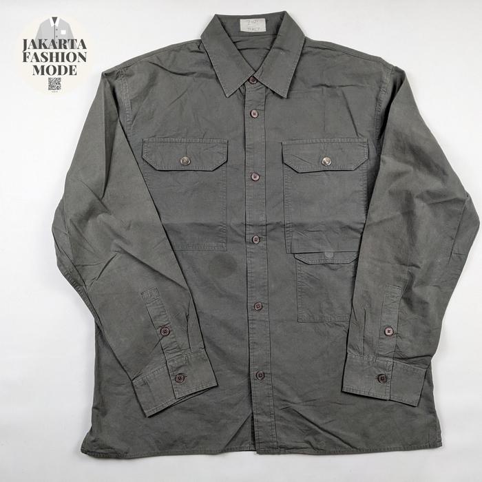 Kemeja Pria Workshirt 8SECONDS Z101 Second Branded Size L