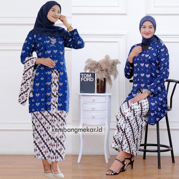 TERLARIS KEBAYA KUTUBARU TUNIK MOTIF JUMPUTAN