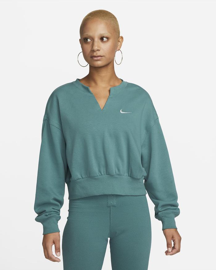 SWEATER CREWNECK WOMENS NIKE AS W NSW EVRDY MOD FT OS CREW oversized crop french