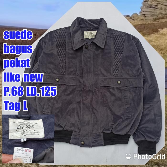 jaket work kerja casual Harrington vintage field suede nit corduroy die welt
