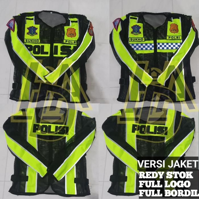 jaket jaring polisi lantas jaket lantas polri terbaru