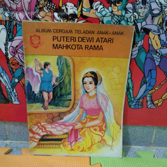 komik album cergam teladan anak anak - puteri Dewi Atari, mahkota rama