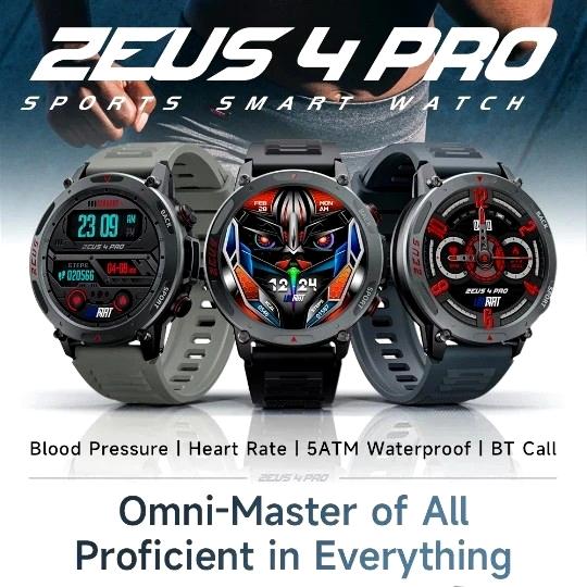 LOKMAT ZEUS 4 PRO SmartWatch Amoled BTCalls Berenang Jam Renang 5ATM 50 meter