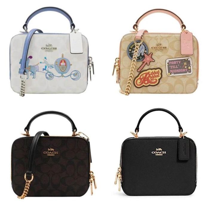 [SIAP DIKIRIM] Tas COACH 1434 1426 3148 2872  Box Crossbody In Signature Canvas