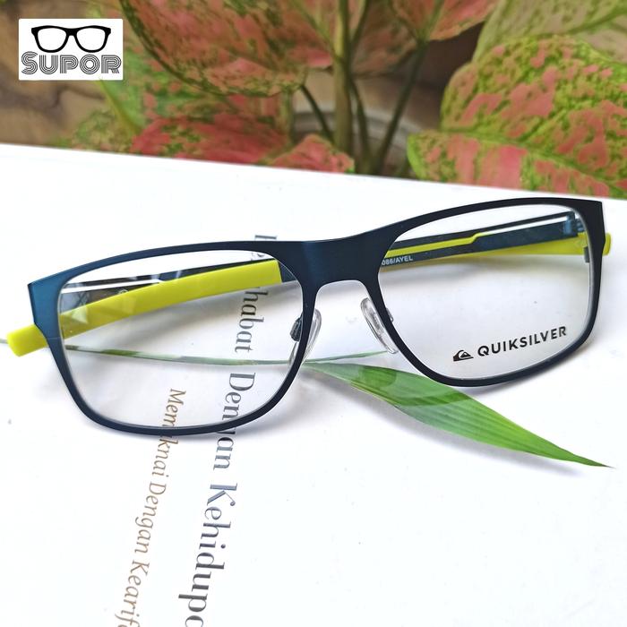 FF216 Frame kacamata Sport minus Pria  QuikSilver original Full Frame U/ Minus Progresif stainless s