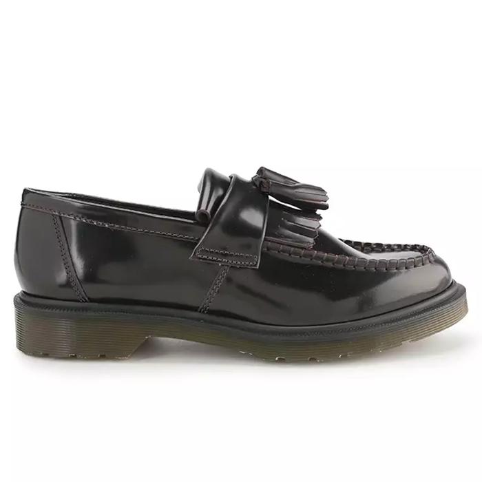Dr Martens Adrian Tassel Cherry Red Arcadia Docmart Solovair