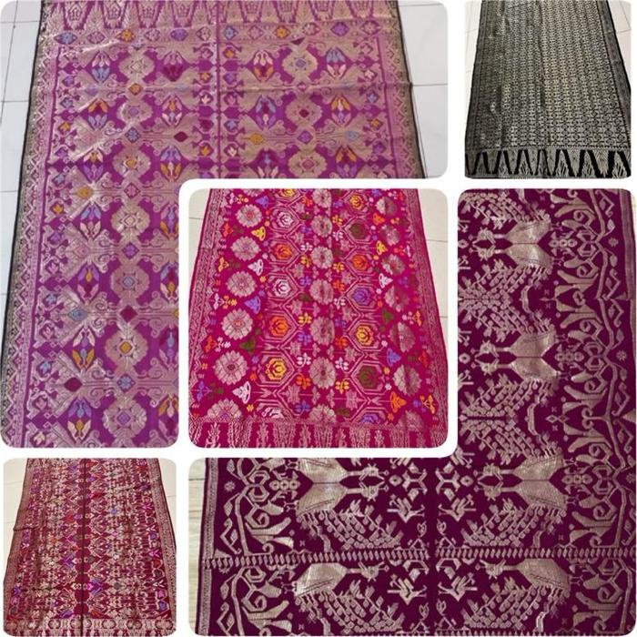 NEW Kain Kamen Songket CENDANA Asli Tenun Bali Benang Cendana Premium