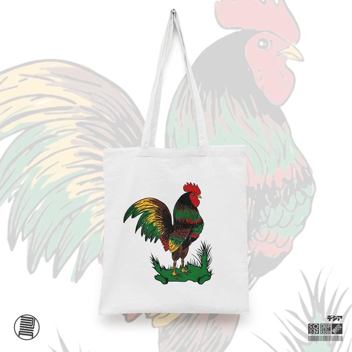 Totebag Pecel Lele Pecel Ayam Goreng Retro Classic Canvas DJA Cloth