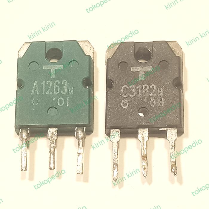 Transistor Toshiba 2SA1263 + 2SC3182 A1263 + C3182 @1 Set - Original