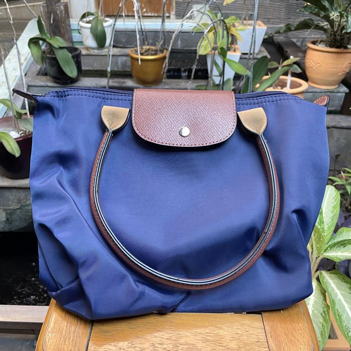 Luino Tas PUO-041 Navy Biru Dongker Tote Bag Tas Kerja Shoulder Bag